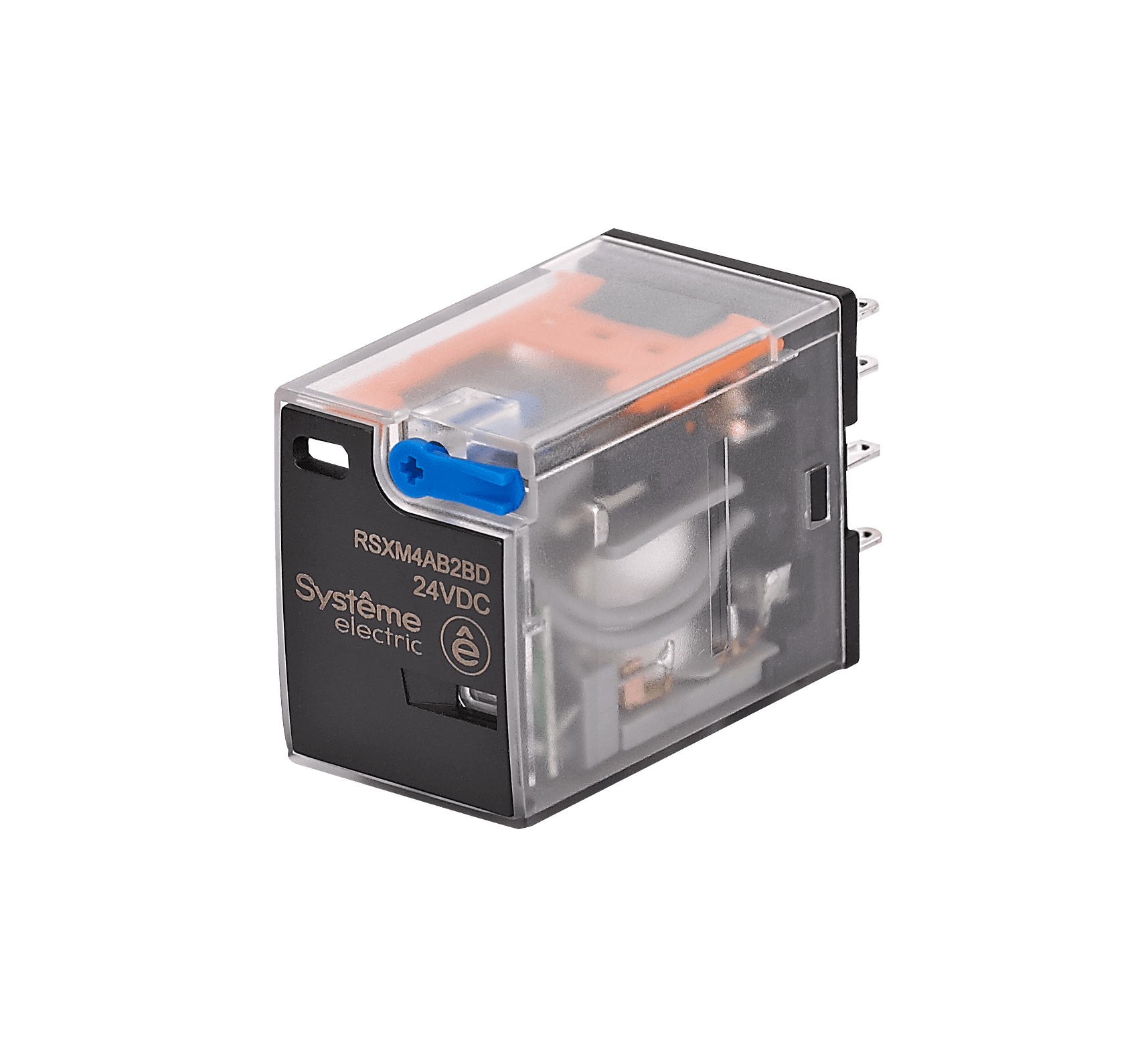 Реле 6A 4CO 24VDC тест кнопка LED