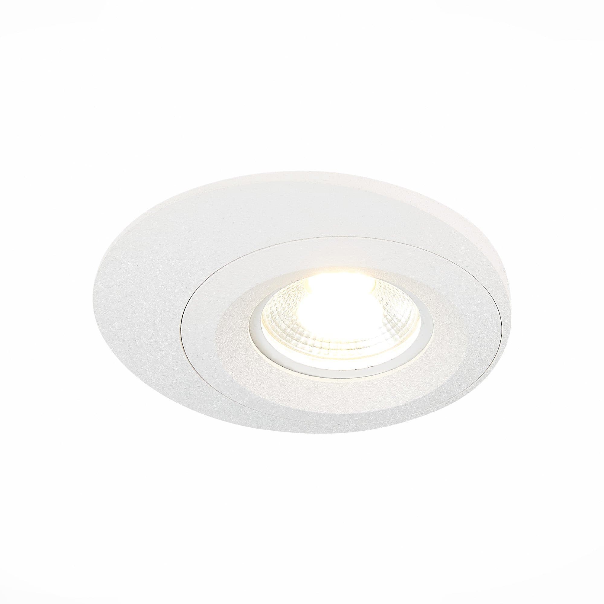 ST LUCE ST216.508.01 Св-к встр. Белый GU10 1*7W IP20 D100xH23 220V Без ламп