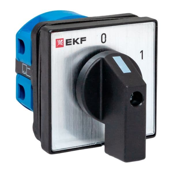 EKF Переключатель кулачковый ПК-1-11 25А 1P «0-1» IP65 — миниатюра 1