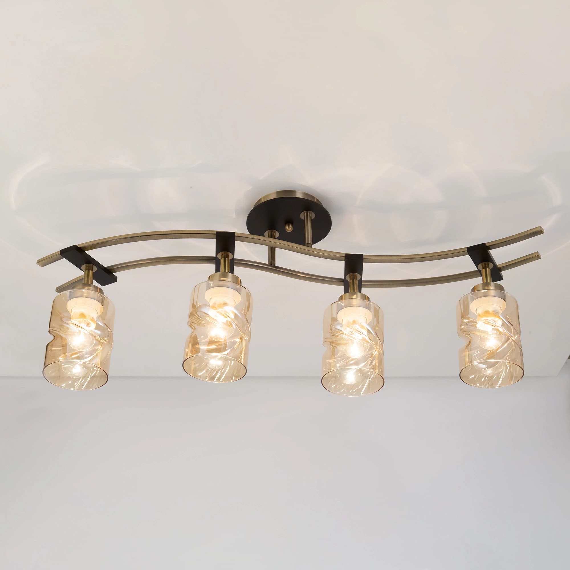 Citilux CL142144 Мерида Брон.Ст.+Венге Светильник потолочный — миниатюра 2