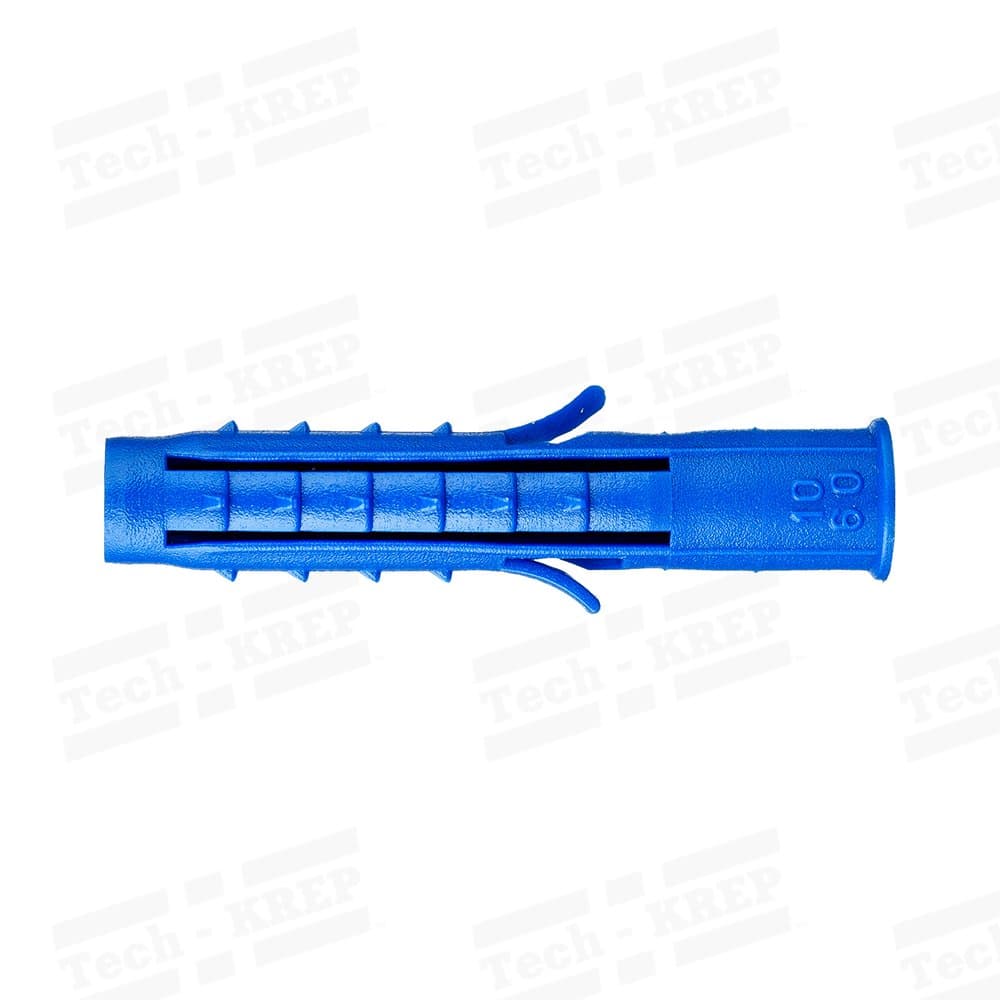 Tech-Krep Дюбель распорный Чапай 10х60 шипы+усы (синие) (250 шт) - пакет накл. 111134 — миниатюра 1