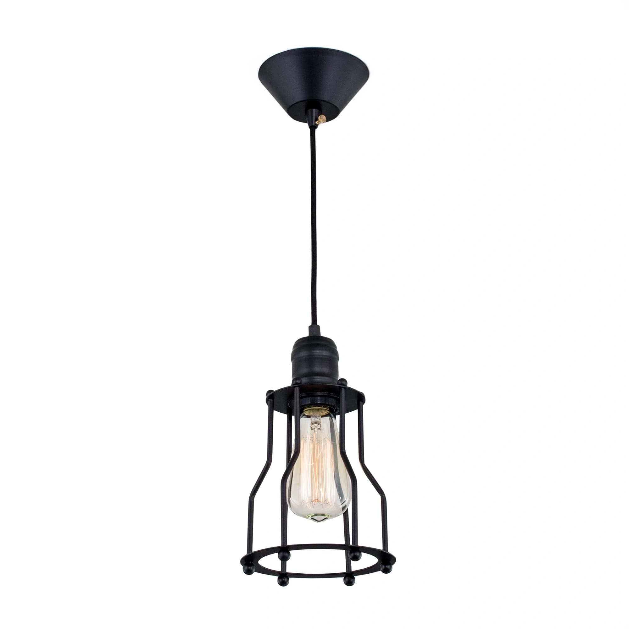 Citilux CL450201 Эдисон Черный Светильник Подвес — миниатюра 1