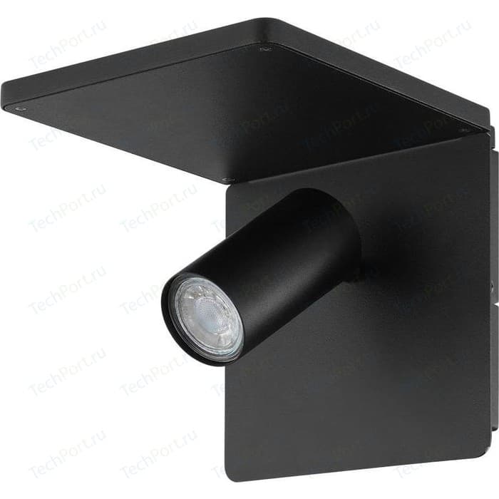 Eglo 98263 Светодный бра CIGLIE, 1х5W (GU10), 180х180, A210, алюминий, cталь, черный