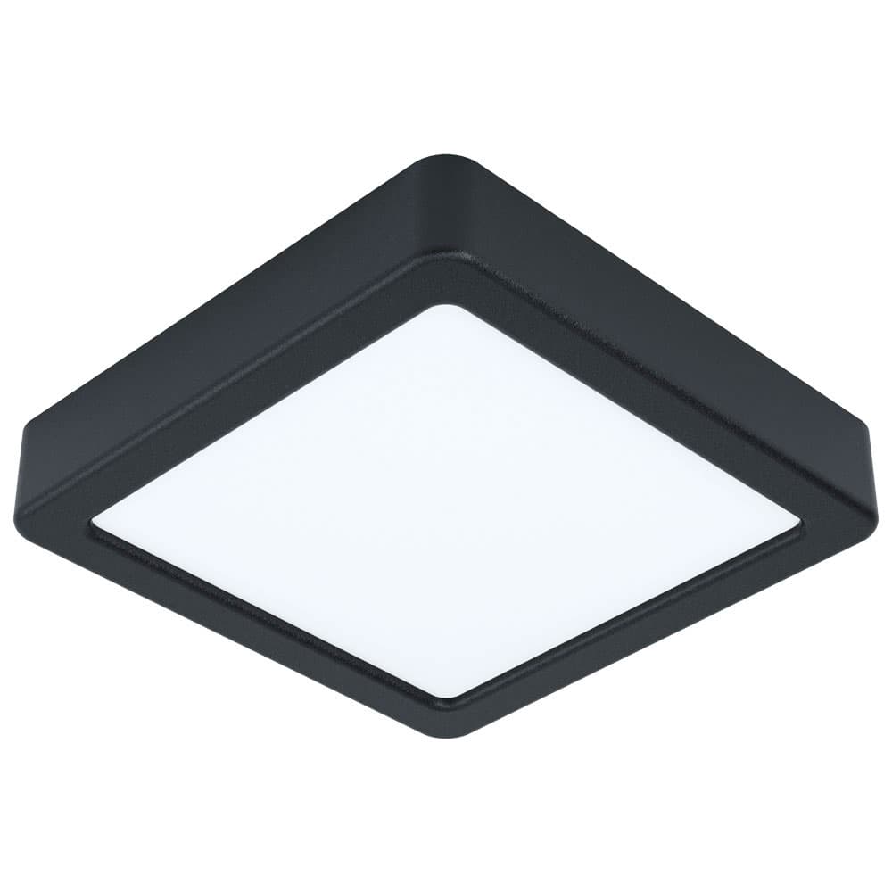 Eglo 99243 Светодиодный накладной светильник FUEVA 5, 10,5W (LED), 160х160, H28, 1200lm, 3000K, сталь, черный