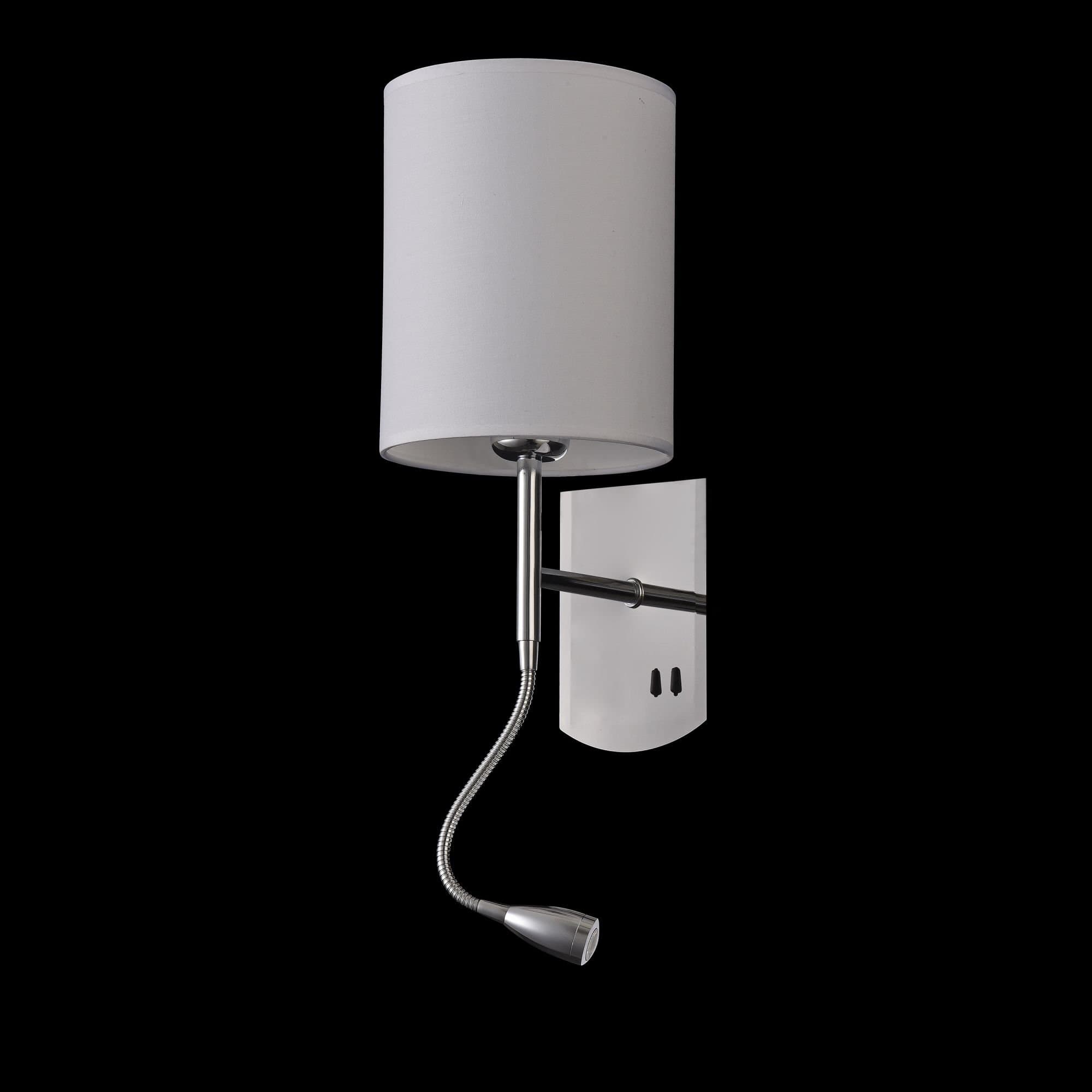 Maytoni Modern Bergamo Хром Бра 1xE27 60W MOD617WL-01CH — миниатюра 4