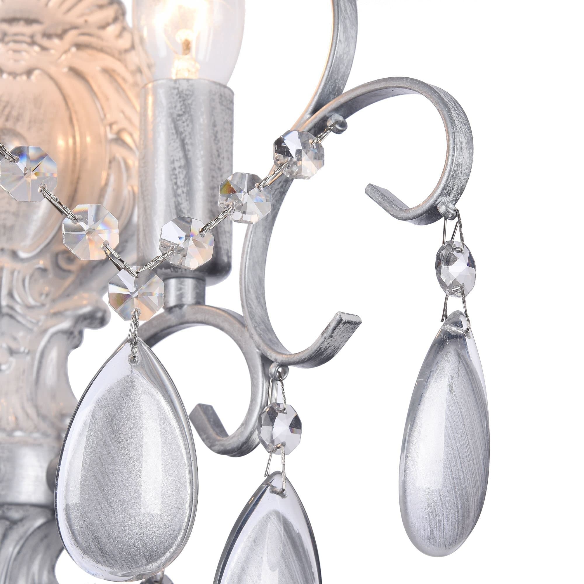 Freya Classic Chabrol Серебро Бра E14 40W FR2302WL-02S — миниатюра 3