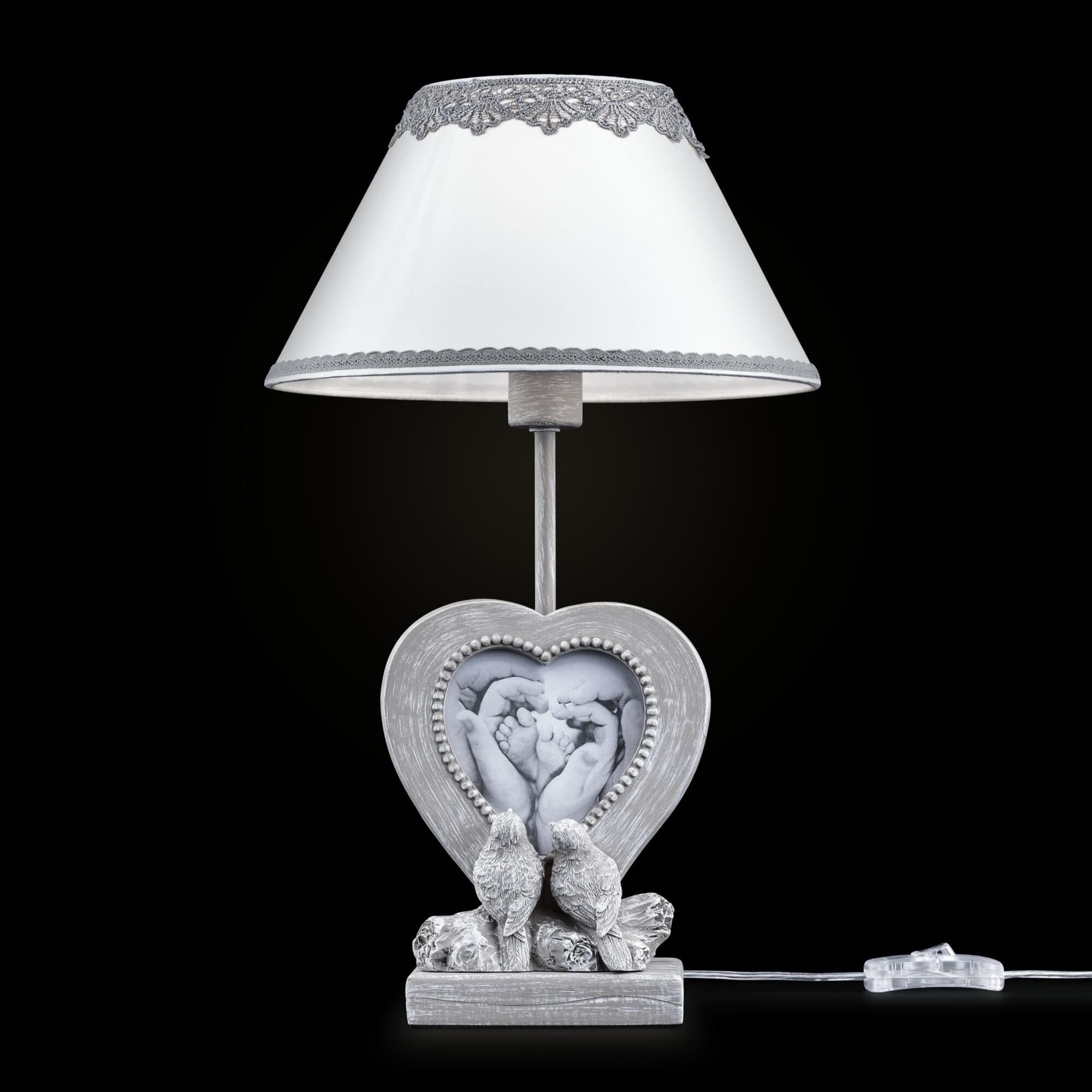 Maytoni Elegant Bouquet Серый Настольная лампа 1xE14 40W ARM023-11-S — миниатюра 4