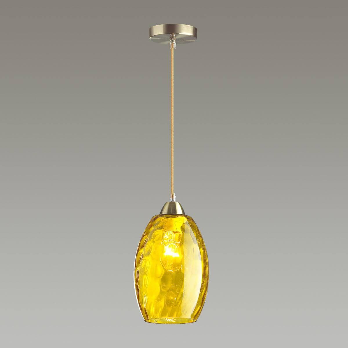 Lumion 4486/1 LN20 античная бронза, желтый Подвес E27 60W 220V SAPPHIRE — миниатюра 3