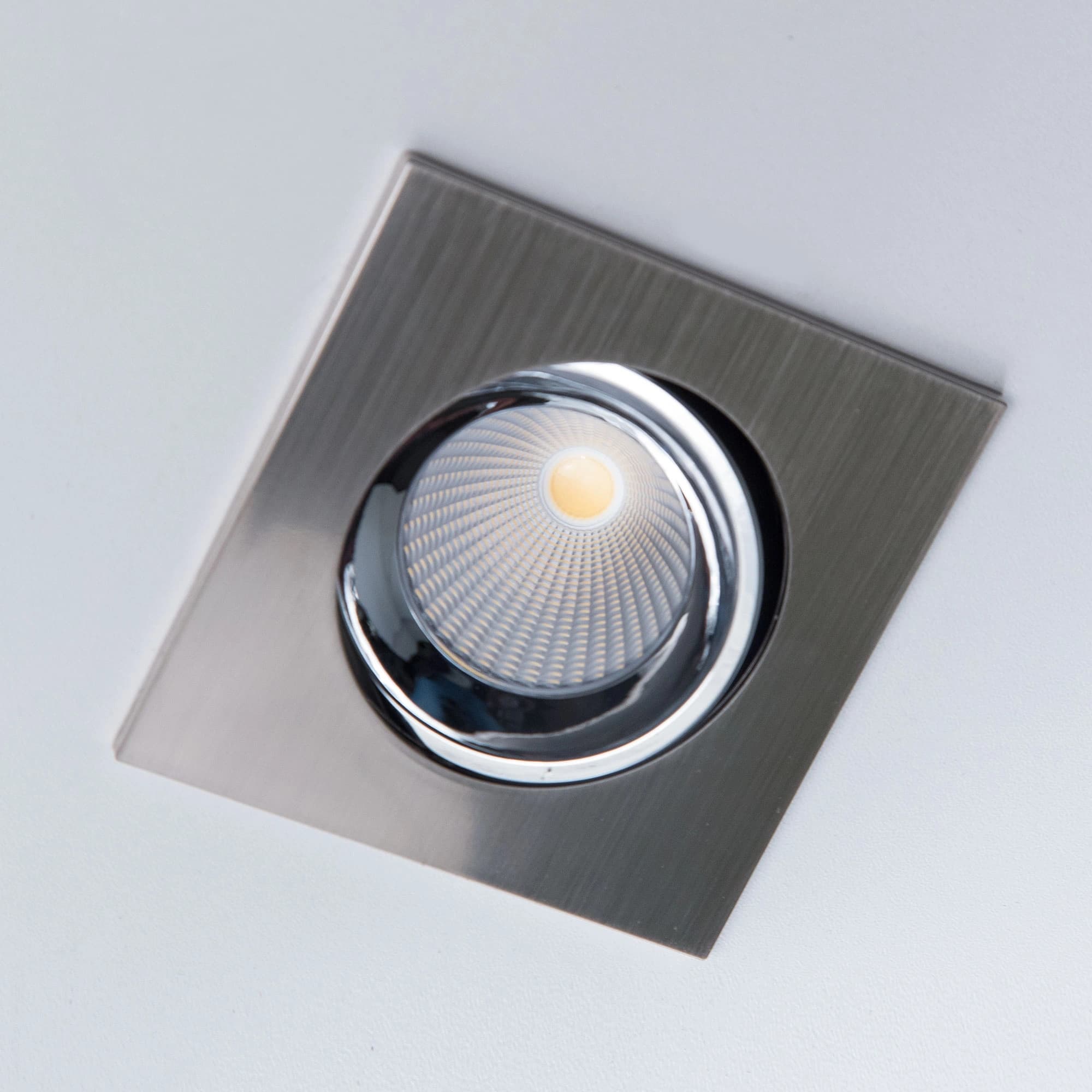 Citilux CLD001KNW5 Альфа ХромМат+Хром Светильник встраиваемый LED 7W*3500K — миниатюра 4