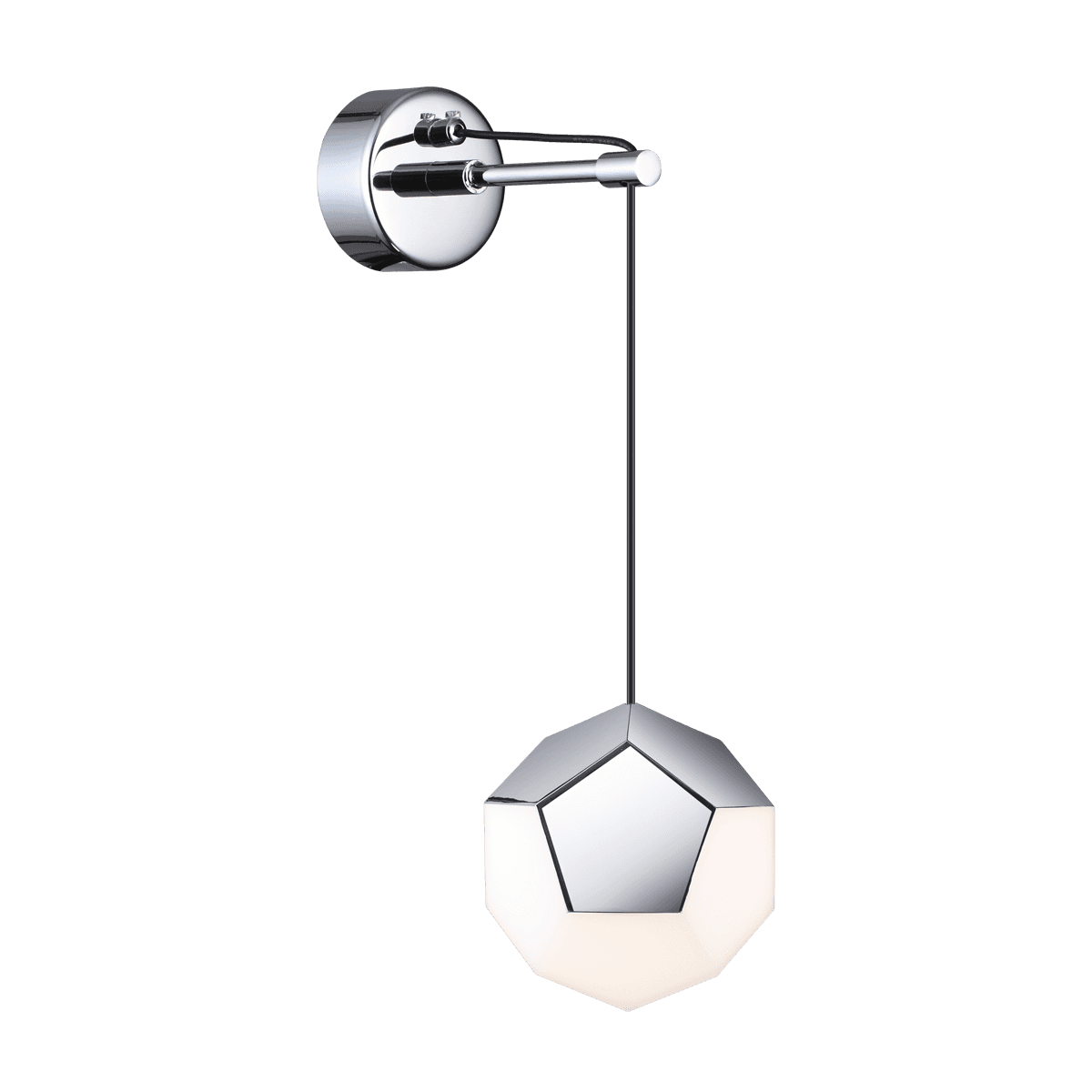 Odeon Light 4304/7WL HIGHTECH ODL22 165 хром Настенный светильник IP20 LED 7W 420Лм IP20 4000K BINGO — миниатюра 2