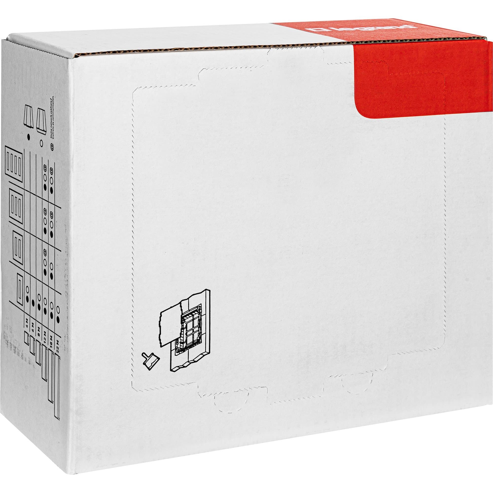Legrand Practibox S Пластиковый щиток Встраиваемый 1X8 Белая дверь 134548 — миниатюра 4