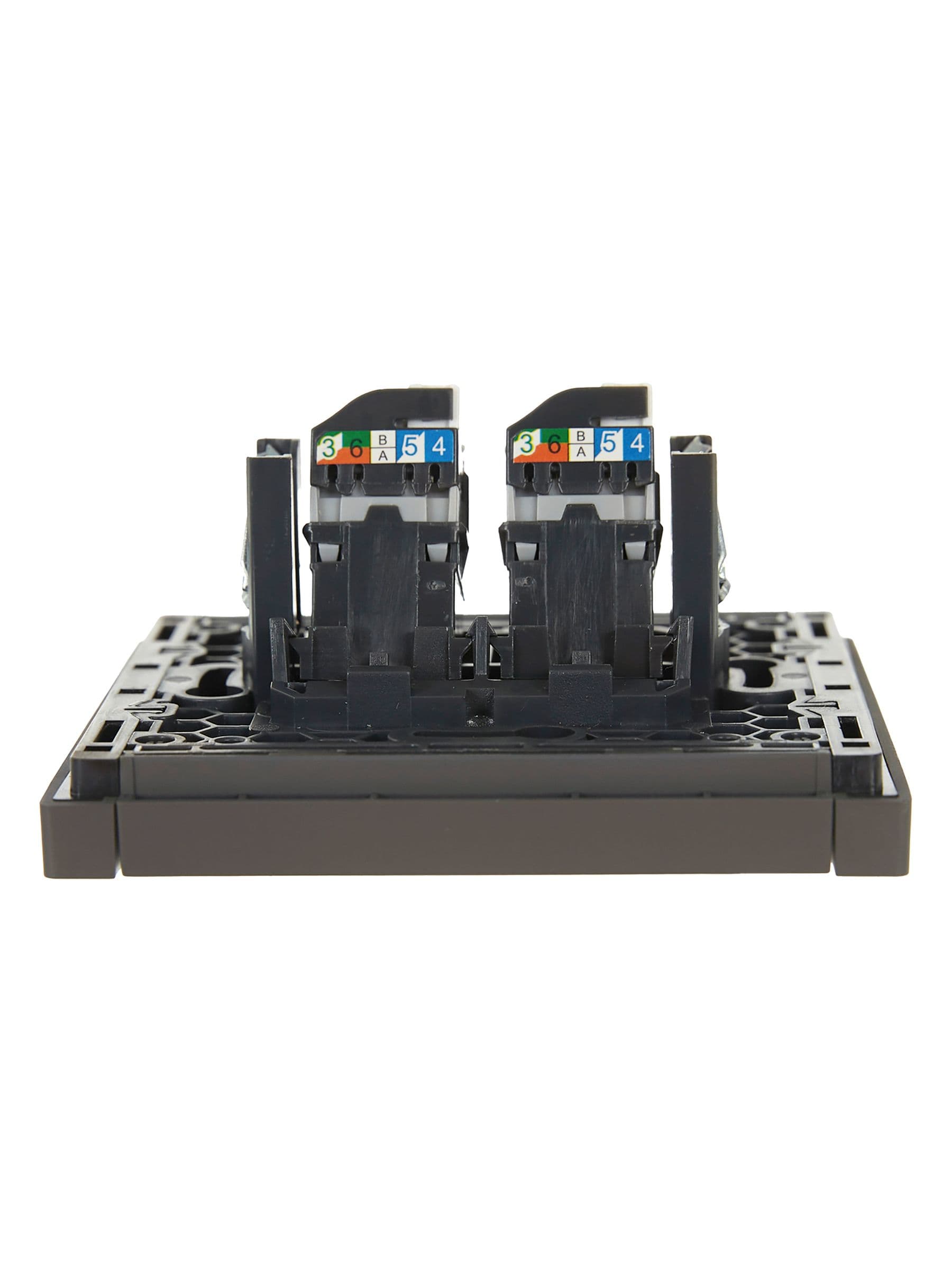 IEK FORTE&PIANO Серый Розетка комп. 2-ая RJ45 кат.5E FP333 — миниатюра 5