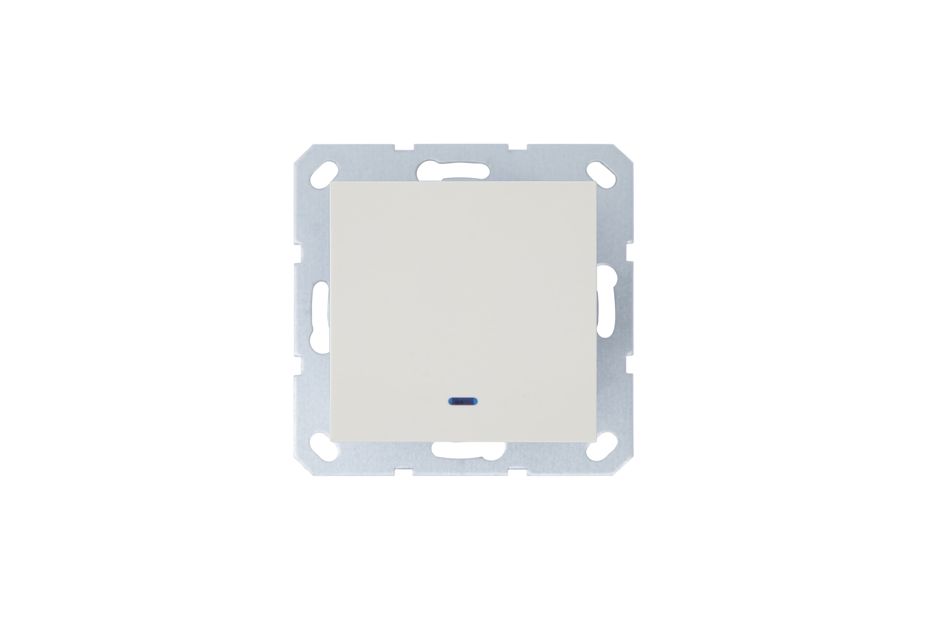 Jasmart G Слоновая кость Выключатель 1-кл проходной с подсветкой 10A 250V~