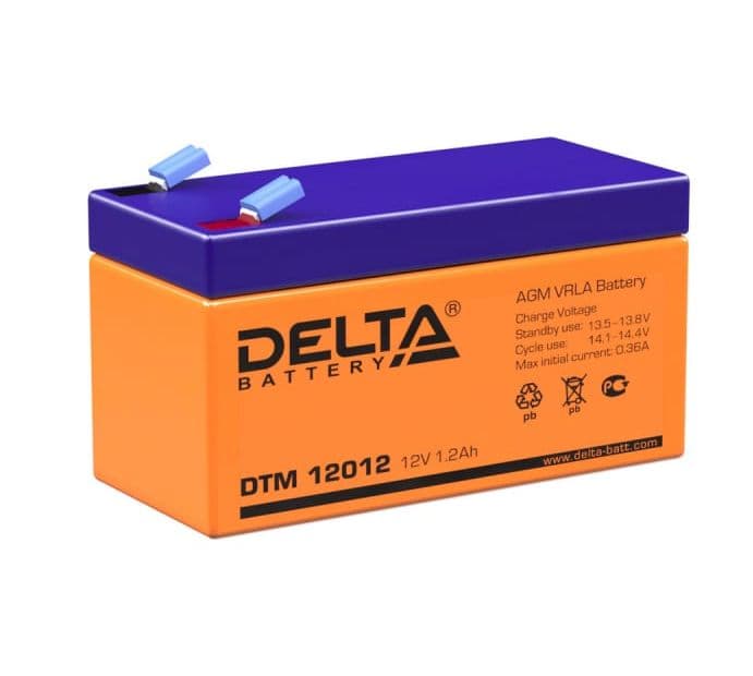 Delta Аккумуляторная батарея DTM 12012 (12V/1.2Ah)