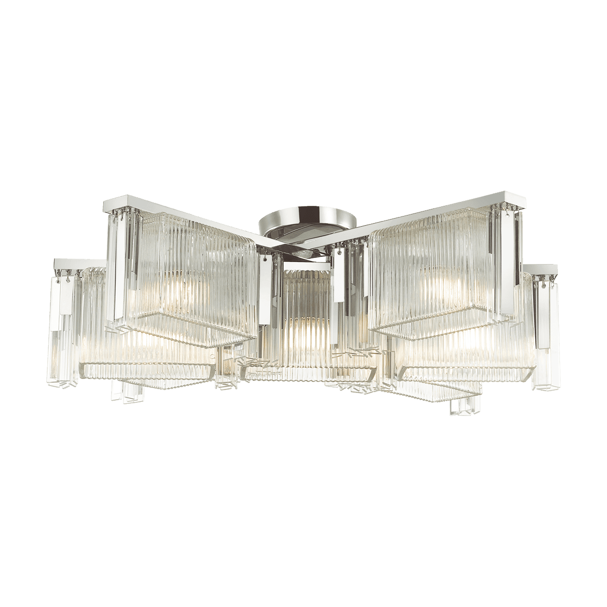 Odeon Light 4871/7C HALL ODL_EX22 57 хром/прозрачный/стекло Люстра потолочная E14 7*40W GATSBY — миниатюра 2