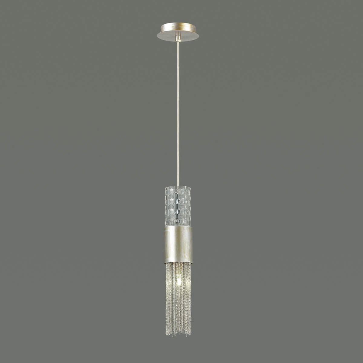 Odeon Light 4631/1 ODL20 419 серебристый/стекло/металл.цепочки Подвес G9 1*40W 220V PERLA — миниатюра 3