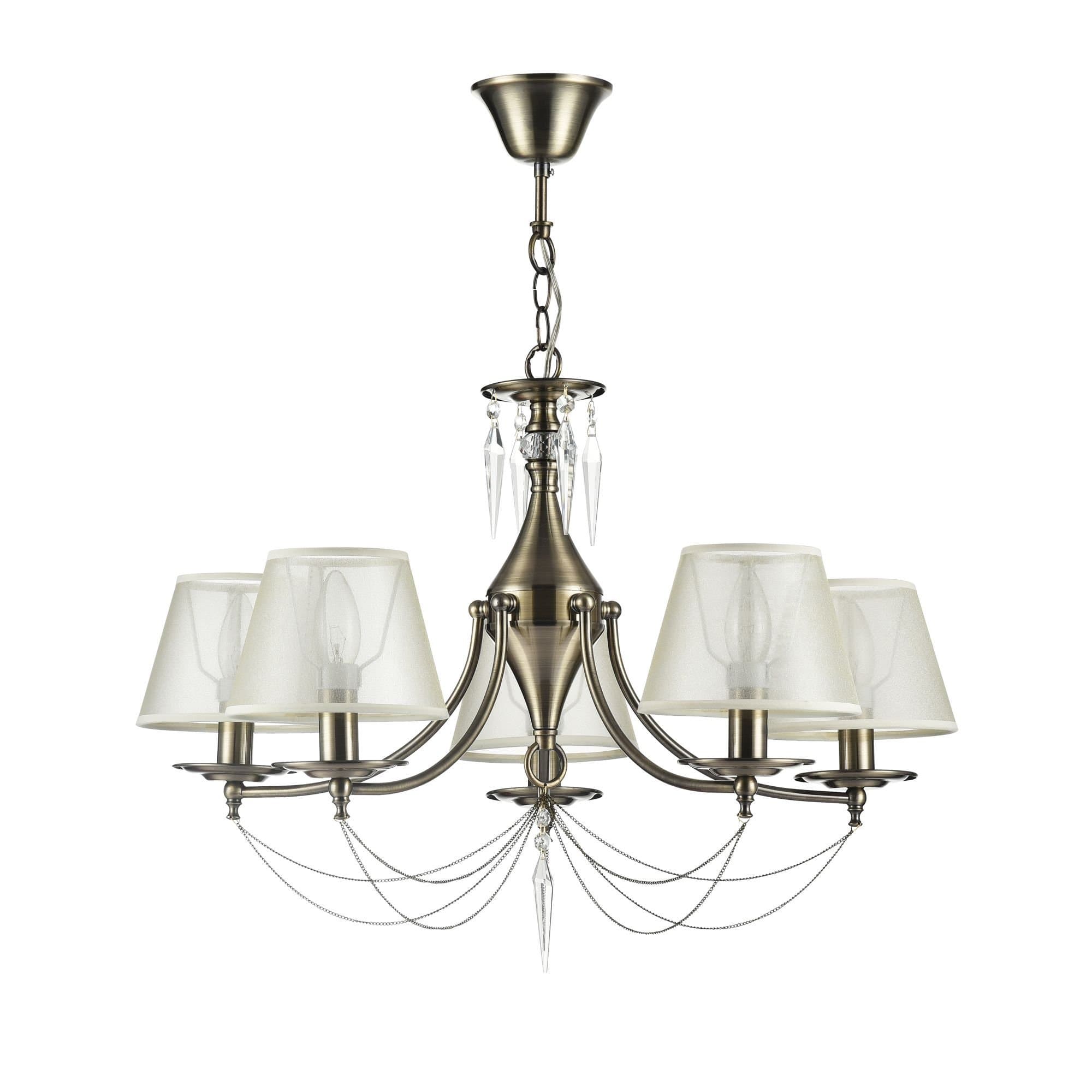 Freya Classic Garcia Бронза Люстра E14 40W FR2908-PL-05-BZ — миниатюра 3