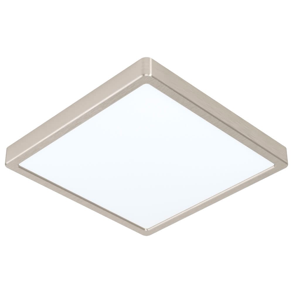 Eglo 99242 Светодиодный накладной светильник FUEVA 5, 20W (LED), 285х285, H28, 2300lm, 3000K, сталь, никель