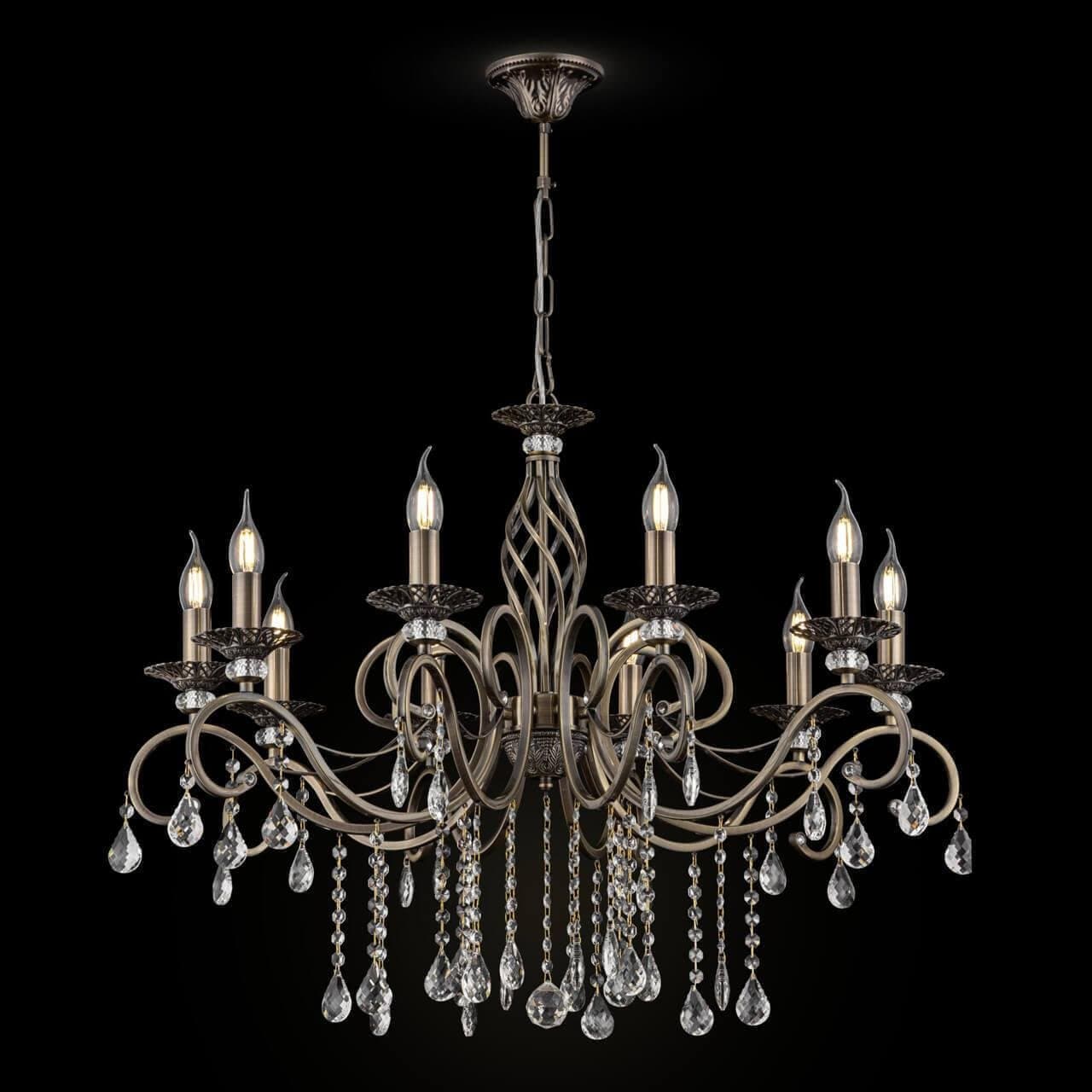 Maytoni Royal Classic Grace Латунь Люстра 10xE14 60W RC247-PL-10-R — миниатюра 9