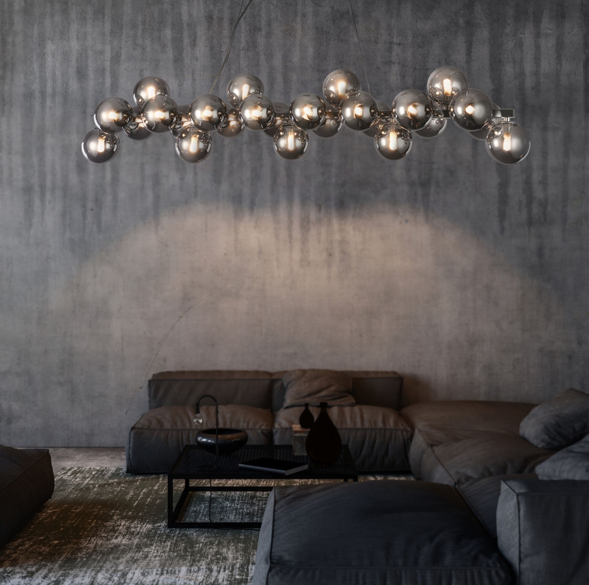 Maytoni Modern Dallas Хром Подвес 25xG9 28W MOD547PL-25CH — миниатюра 6