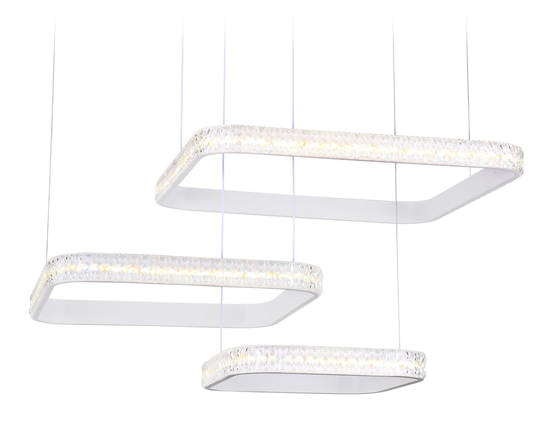 Ambrella Потолочный светодиодный светильник с пультом FA6165 WH белый 131W 720*500*900 (ПДУ РАДИО 2.4) — миниатюра 4