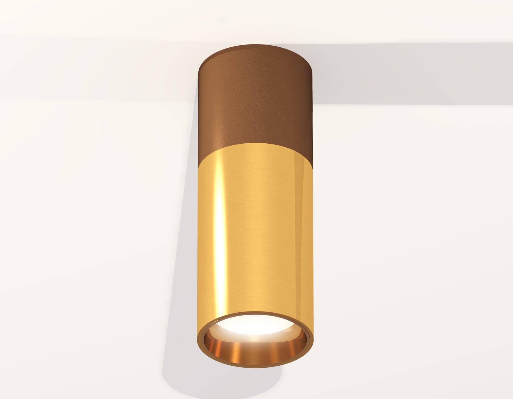 Ambrella Комплект накладного светильника XS6327060 PYG/SCF золото желтое полированное/кофе песок MR16 GU5.3 (C6304, C6327, A2010, N6113) — миниатюра 3