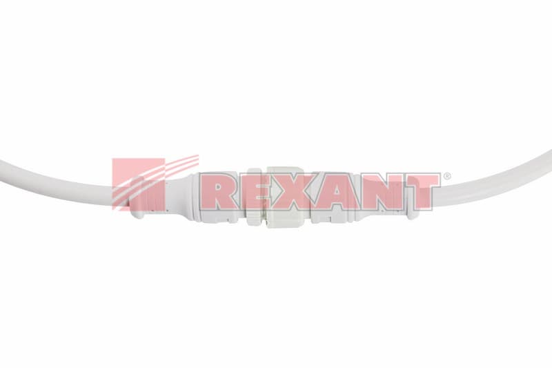 Соединительный кабель (3pin) герметичный (IP67) 3х0.5мм² 300V белый Rexant 11-9530 — миниатюра 3