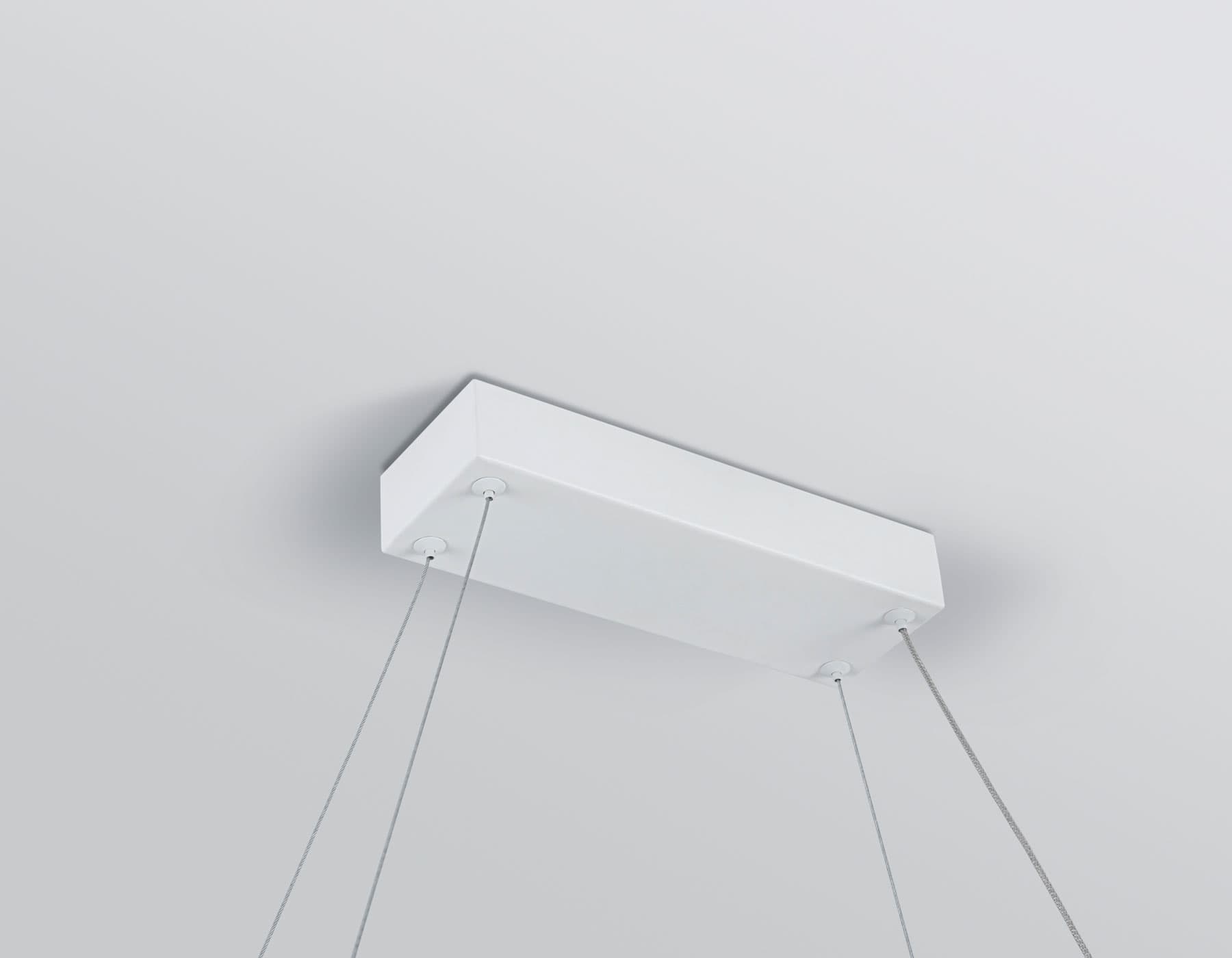 Ambrella Светильник подвесной светодиодный FL5735/2+2 WH белый 45W 3000K/4200K/6400K 900*220*1300 (без ПДУ) — миниатюра 7
