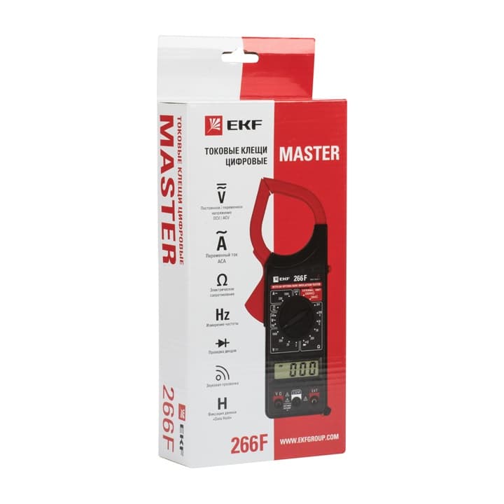 EKF Basic Токовые клещи цифровые 266F Master — миниатюра 3