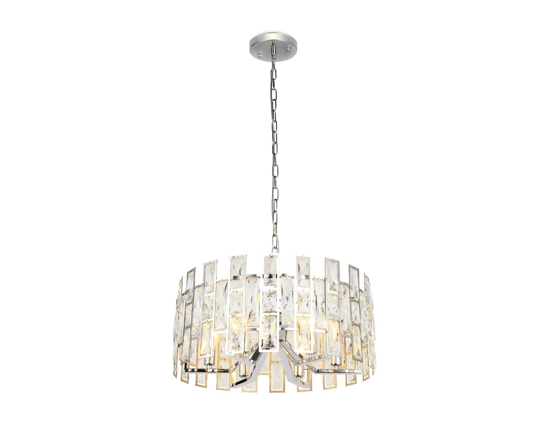 Ambrella Подвесная люстра TR5060/6 CH/CL хром/прозрачный E14/6 max 40W D500*938 — миниатюра 4