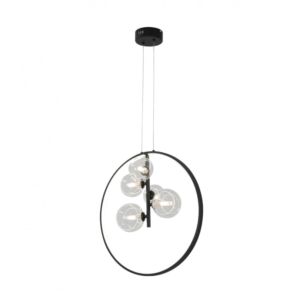 Kink Light 09408-5А,19 Люстра Иона черный d50 h150 G9 5*5W (4000K) (Led лампы в комплекте 4000К)