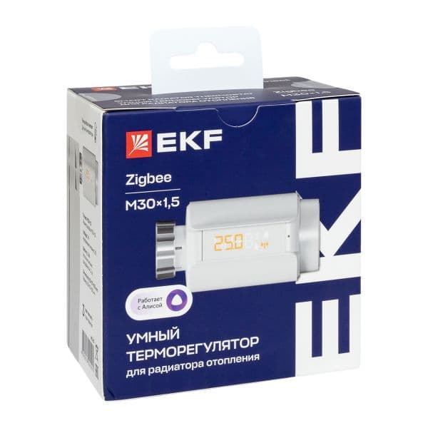 EKF Умный терморегулятор для радиатора отопления (термоголовка) Zigbee Connect — миниатюра 10