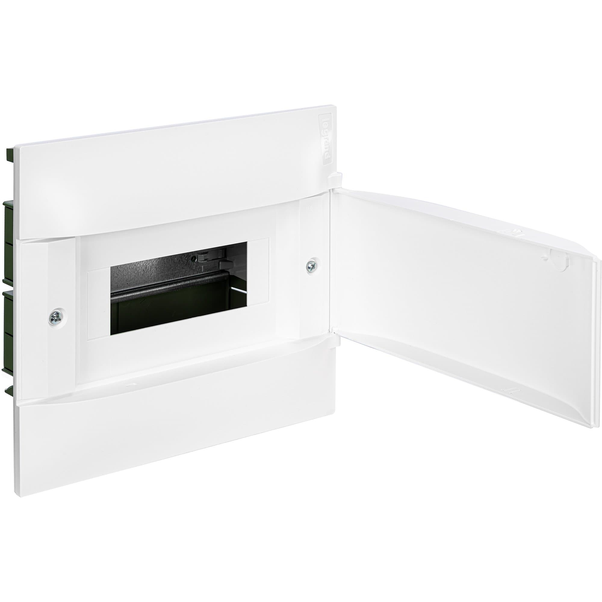 Legrand Practibox S Пластиковый щиток Встраиваемый (в полые стены) 1X8 Белая дверь 134568 — миниатюра 2