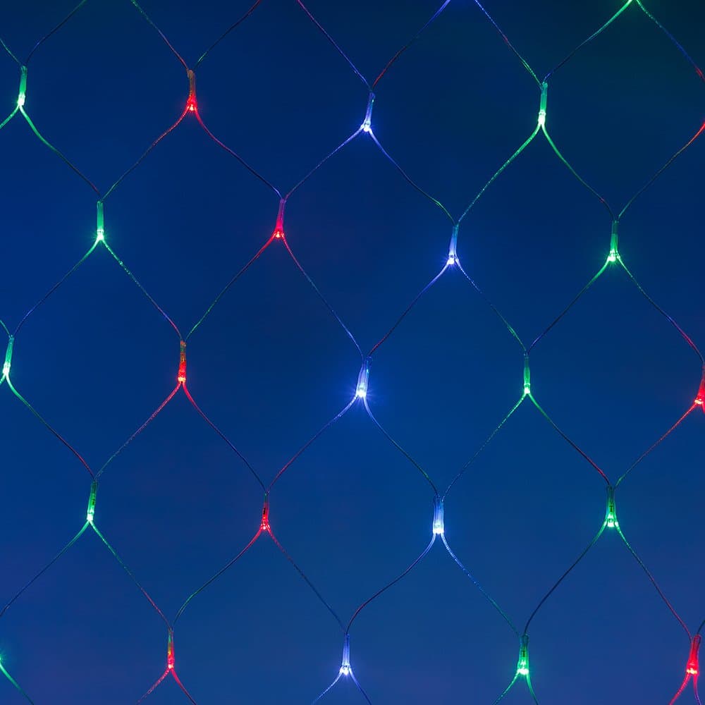 Arlight Светодиодная гирлянда ARD-NETLIGHT-HOME-1500x1500-CLEAR-150LED RGB (230V, 12W) (Ardecoled, IP20) 024671 — миниатюра 2