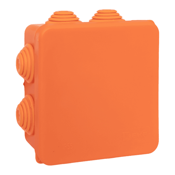 EKF Коробка огнестойкая E45 85x85x40мм с клеммниками 5 полюсов 0,5-6мм2 IP55 HF — миниатюра 2