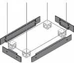 ABB Фланец цоколя 100х600 ВхШ (2шт) ZE6000