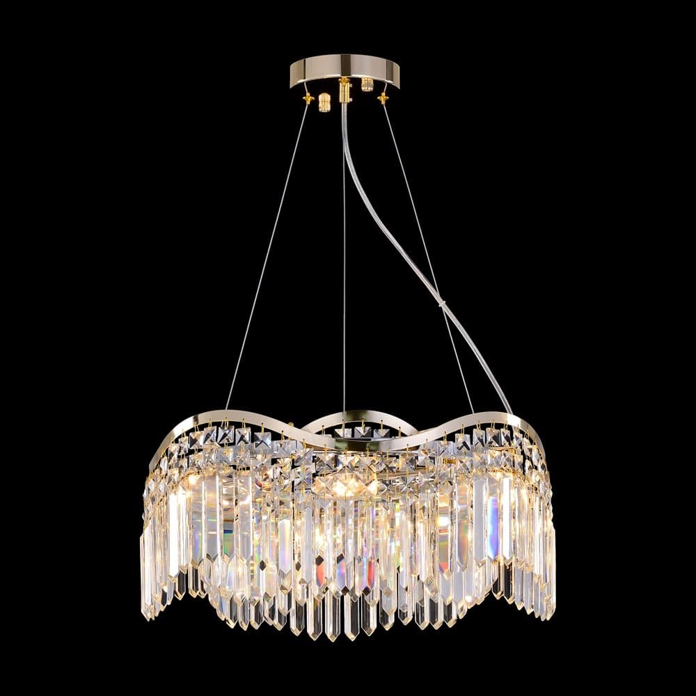 Maytoni Diamant Crystal Золото Подвесной светильник DIA201PL-06G
