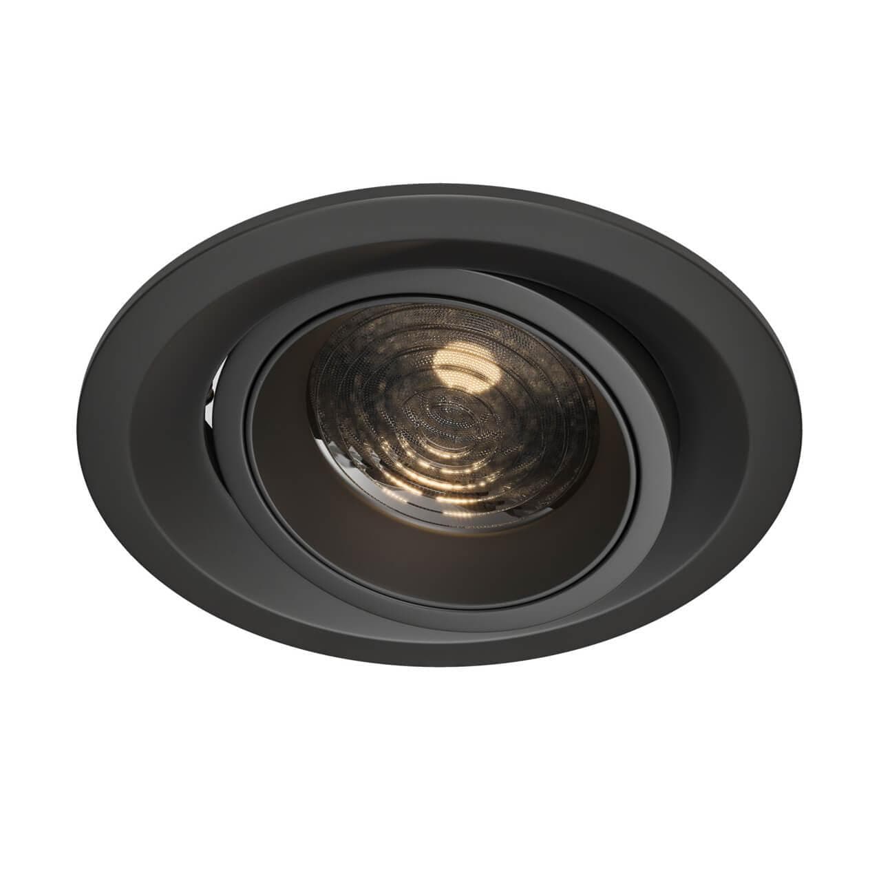 Maytoni Downlight Elem Черный Встраиваемый светильник DL052-L12B3K — миниатюра 1
