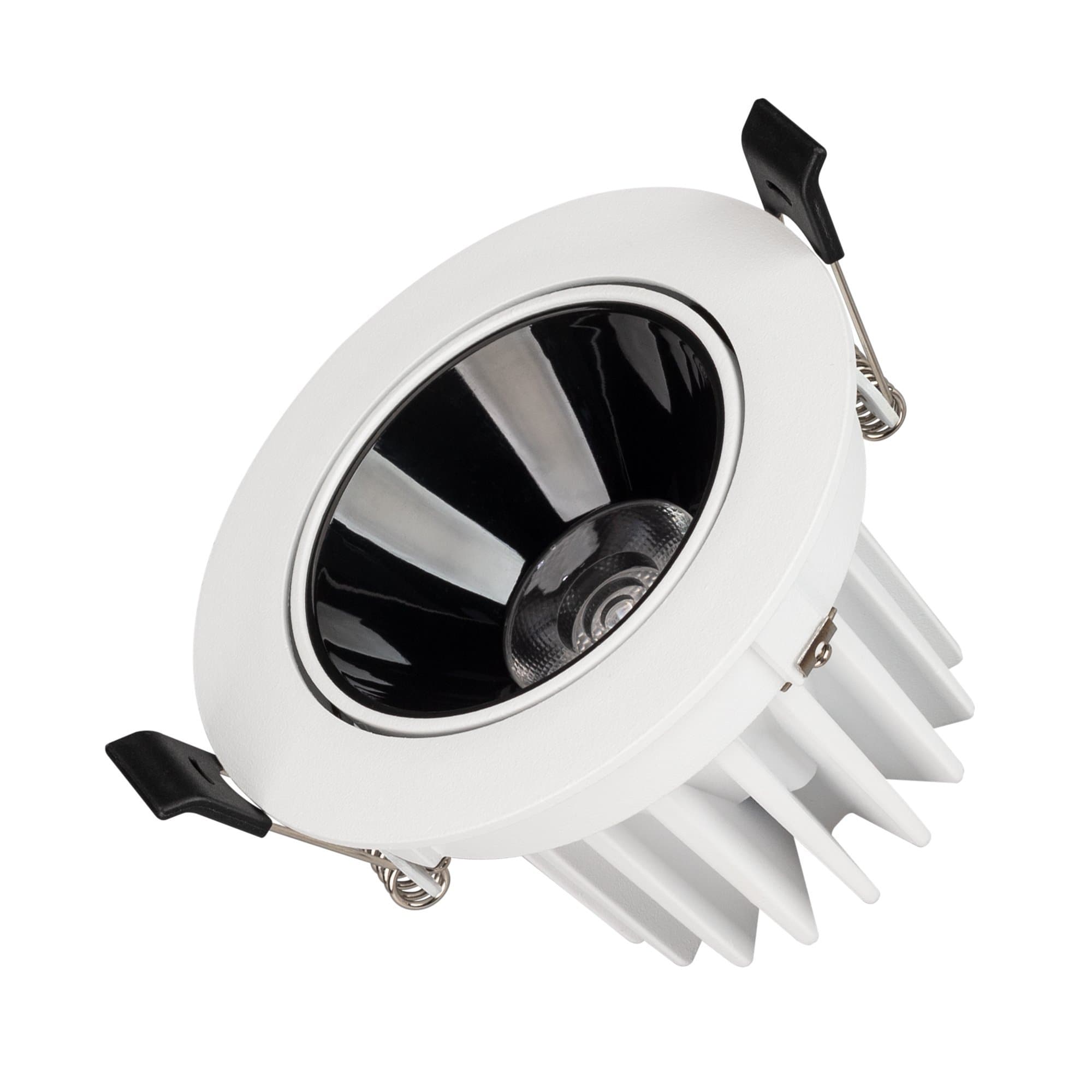 Arlight Светильник MS-FORECAST-BUILT-TURN-R102-12W Day4000 (WH-BK, 32 deg, 230V) (IP20 Металл, 5 лет) 033659