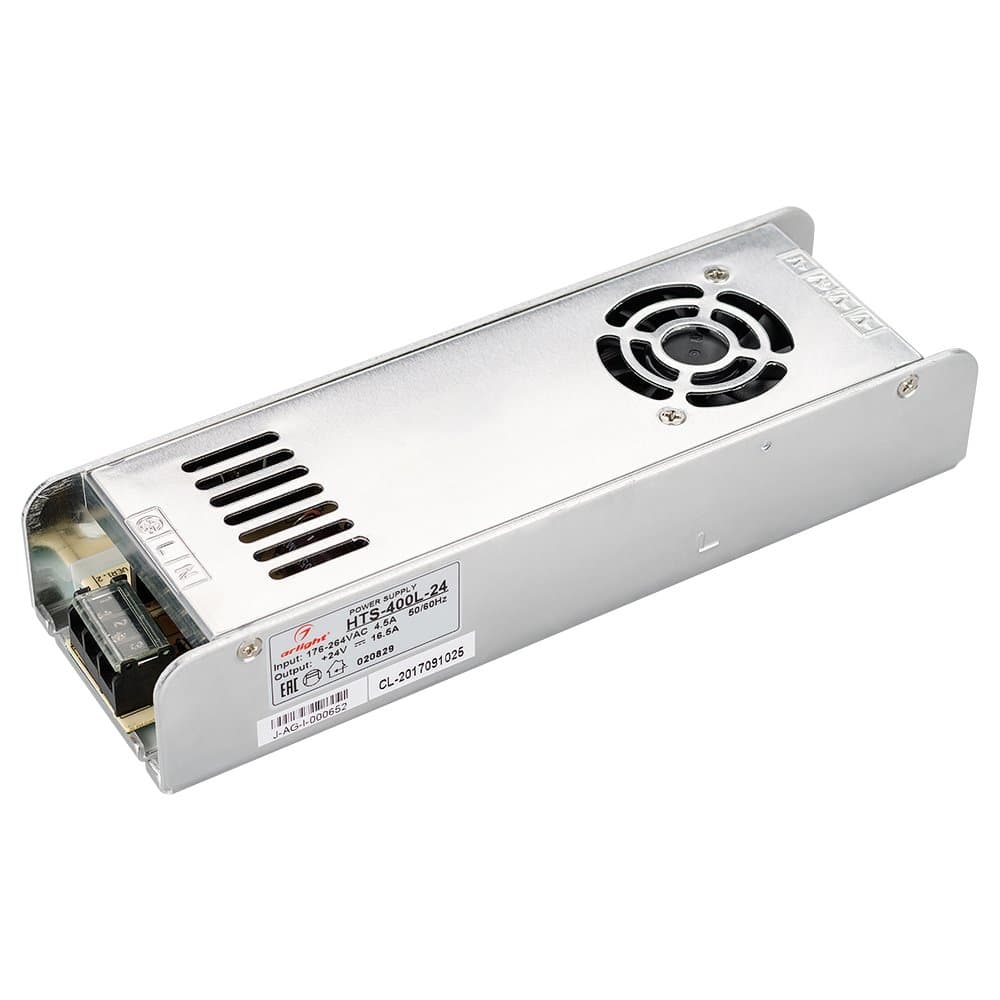 Arlight Блок питания HTS-400L-24 (24V, 16.5A, 400W) (IP20 Сетка, 3 года) 020829 — миниатюра 1