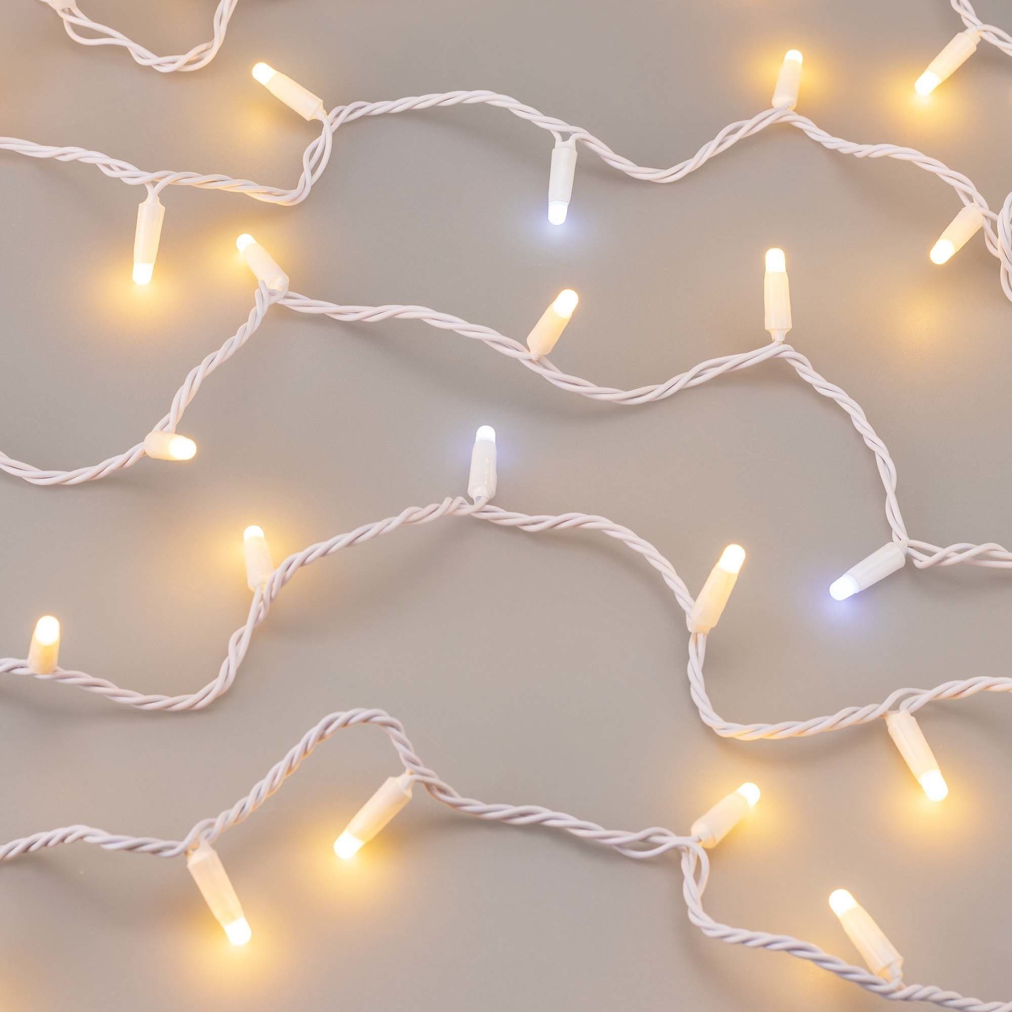 Arlight Светодиодная гирлянда ARD-STRING-CLASSIC-10000-WHITE-100LED-MILK-FLASH Warm (230V, 7W) (Ardecoled, IP65) 031205 — миниатюра 3