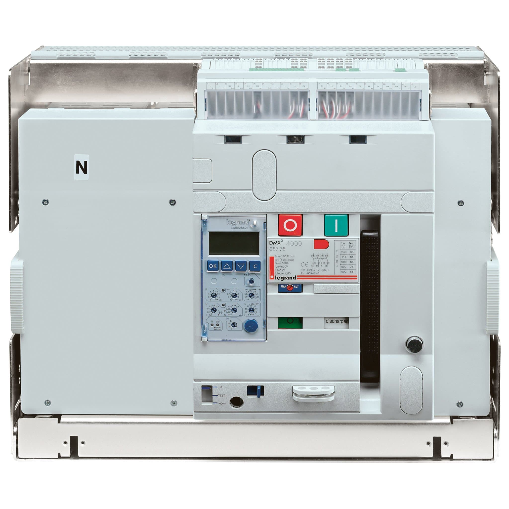 Legrand DMX3-L 4000 Автоматический выключатель выкатной 4P, 4000 A, 100 кА, тип 2 028778 — миниатюра 1