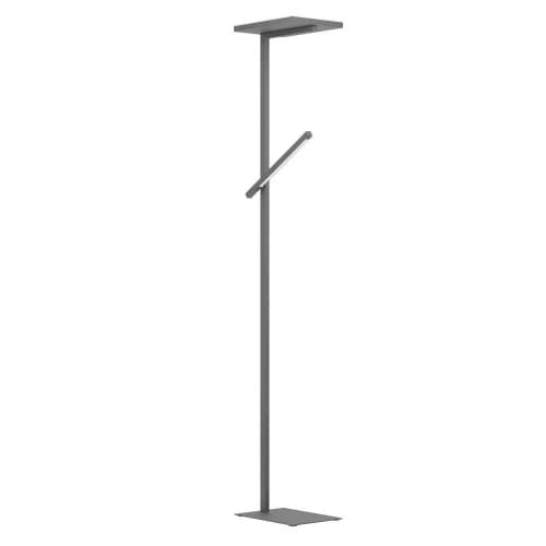 Eglo 99822 Торшер CARBONERAS, LED 21,6W, 1720lm, L400, B250, H1800, основание: B330, T240, сталь/пластик, черный/прозрачный