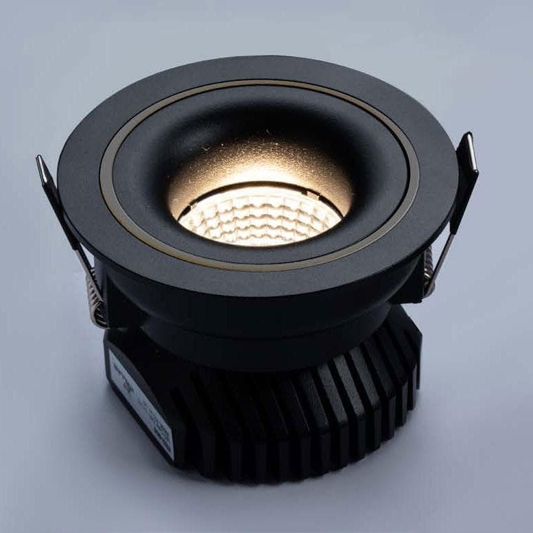 ITALLINE IT02-008 DIM black светильник встраиваемый — миниатюра 3
