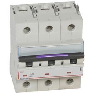 Legrand DX3 Автоматический выключатель 50кА 20А 3P C 410162 — миниатюра 2