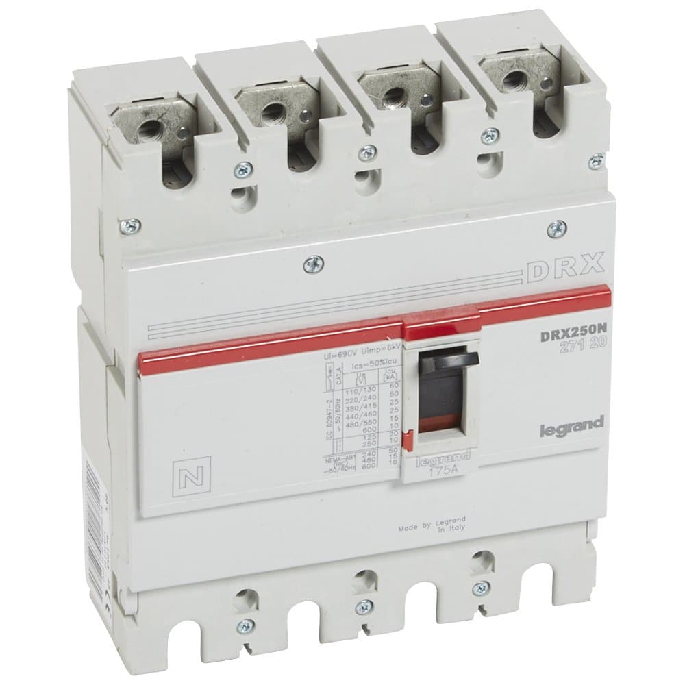 Legrand DRX250 фиксированный 4P 175А 25кА 027120 — миниатюра 2