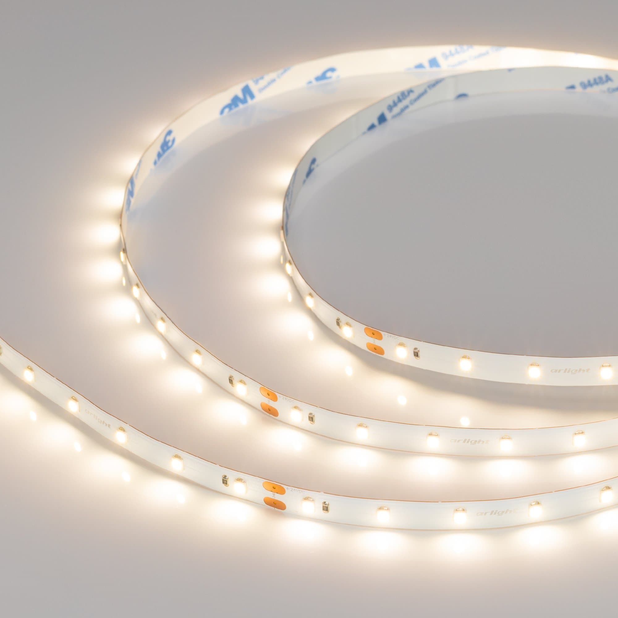Arlight Светодиодная лента NT-A60-8mm 24V Warm2700 (4.8 W/m, IP20, 3528, 5m) (Открытый) 033518 — миниатюра 2
