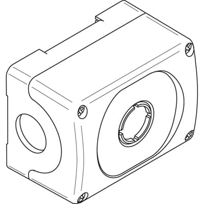 ABB MEP-1-0 Корпус кнопочного поста на 1 элемент пластиковый 1SFA611811R1000