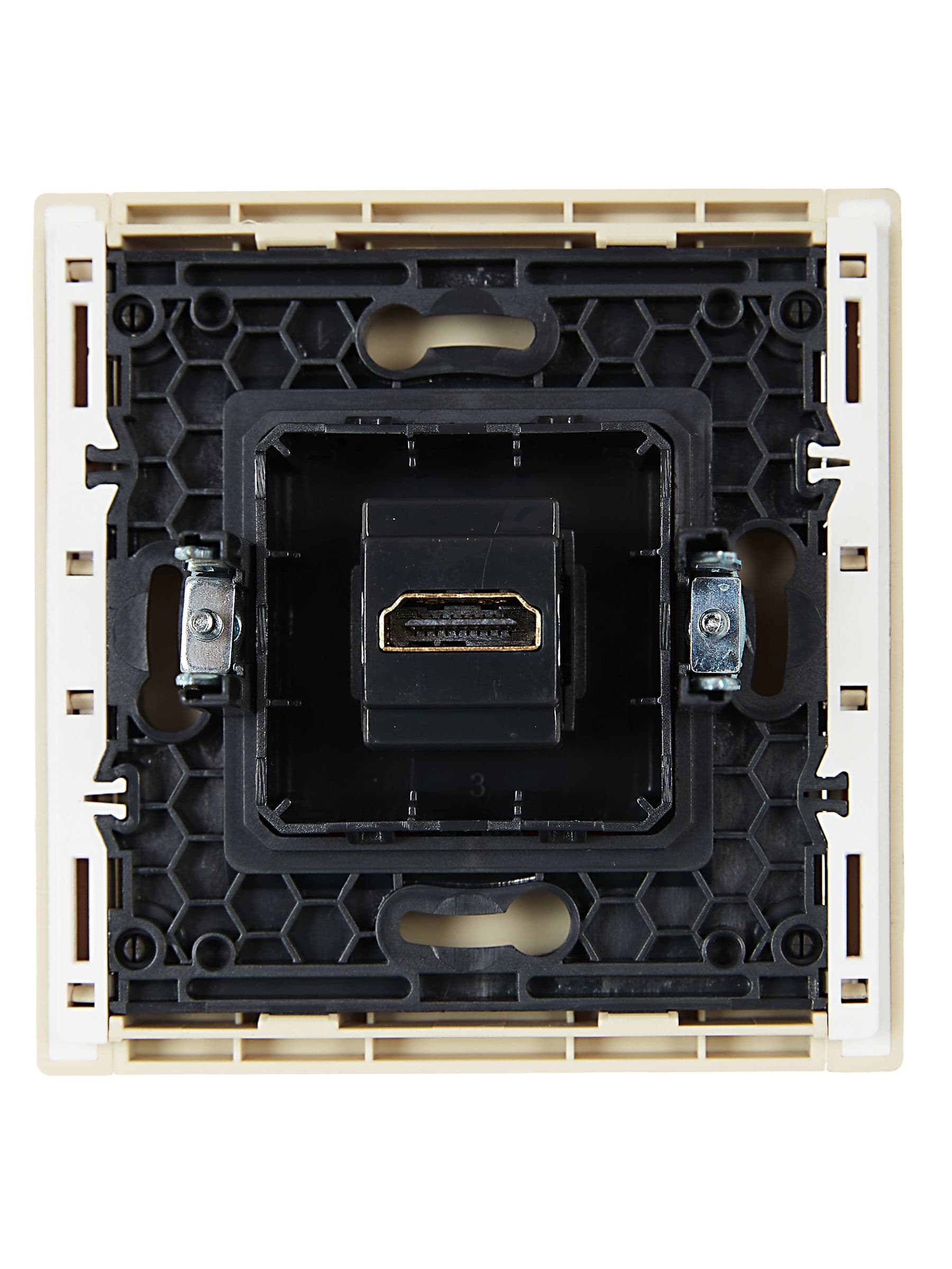 IEK FORTE&PIANO Ваниль Розетка HDMI FP440 — миниатюра 3