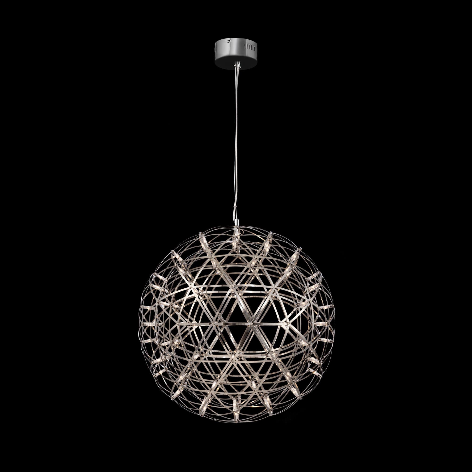 Freya Modern Amber Хром Подвесной светильник FR5099PL-L45CH — миниатюра 3